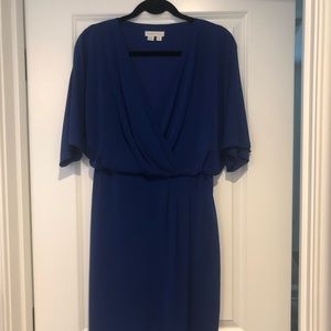 Blouson style knee length dress